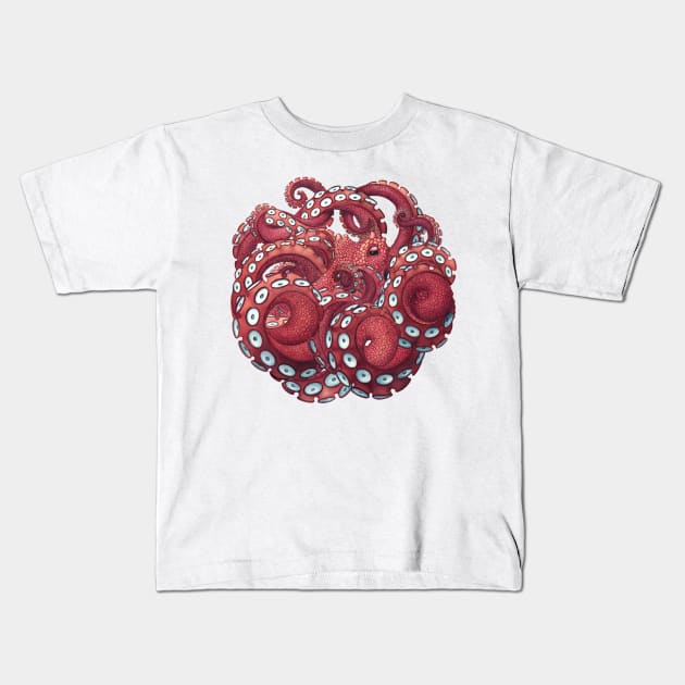 Octopus Kids T-Shirt by JadaFitch